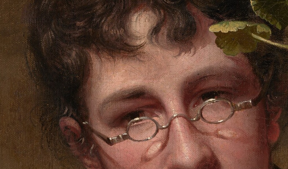 Look through the glasses. Rubens wore them because he was severely nearsighted.