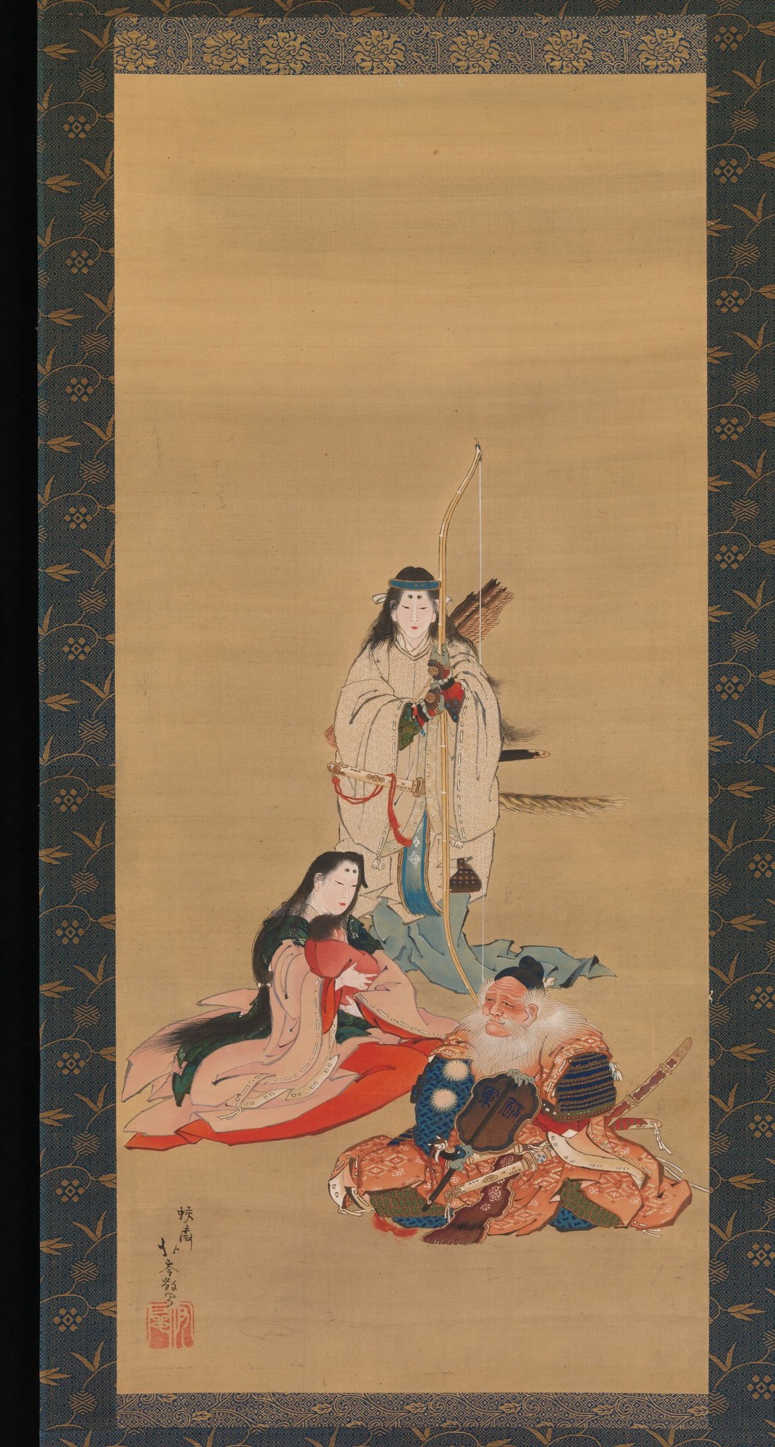 The owner buried this painting underground.