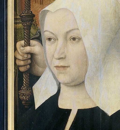 Her white veil, for instance, shows contemporary fabric and style.