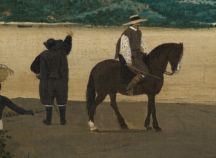 Look closely at the figures in the foreground.