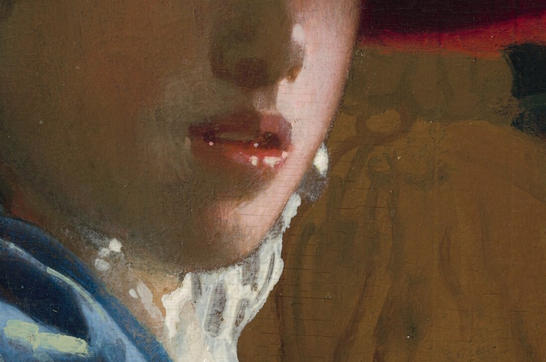 The look is direct, unguarded. Not a portrait. A fantasy.