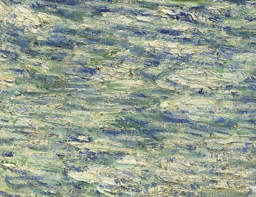 Provides a sense of grounding and contrast to the fluid water, showing the ruggedness of the coastline.