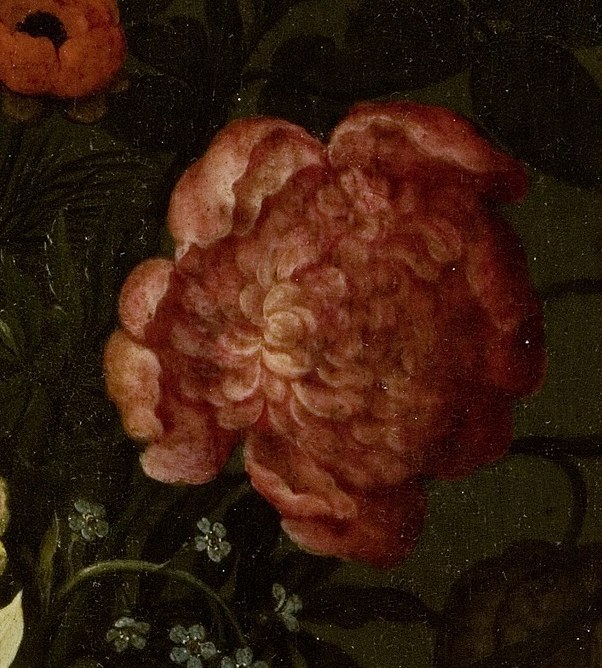 His precise brushwork captured the flowers at their peak, forever.