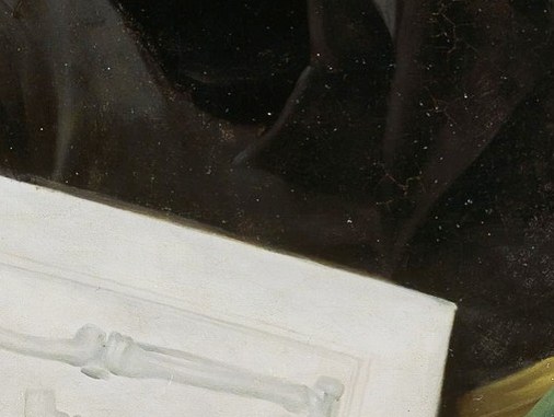 The drawing is an anatomical study.