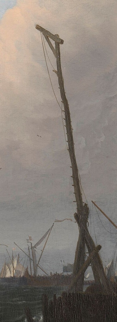 The busy port of Texel was vital for trade and war.