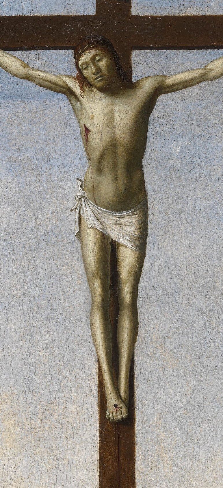 Look at the gentle light on Christ’s body, lending it volume.