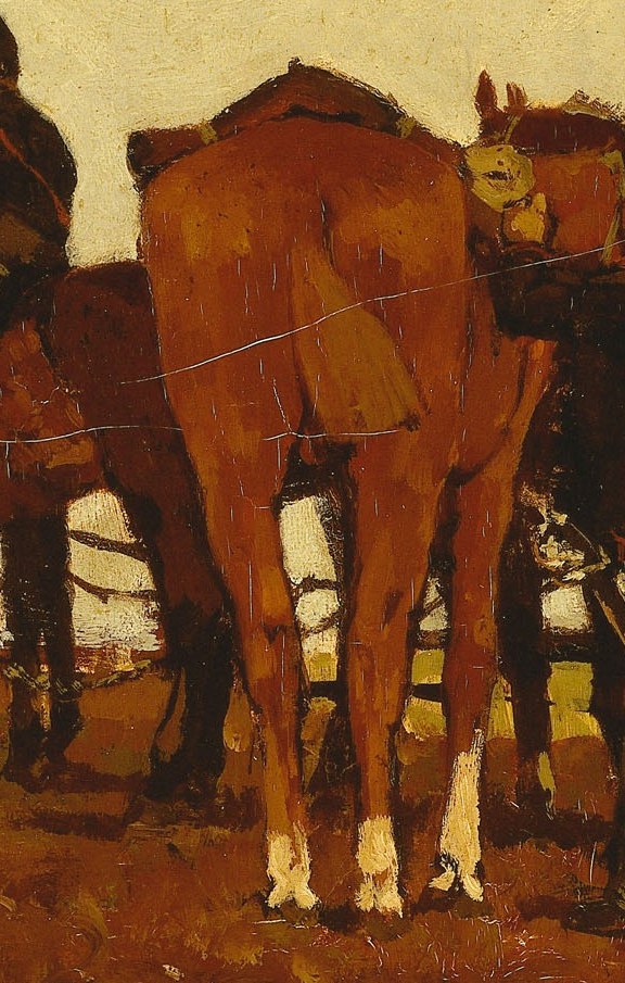These horses carry the weight of the world.