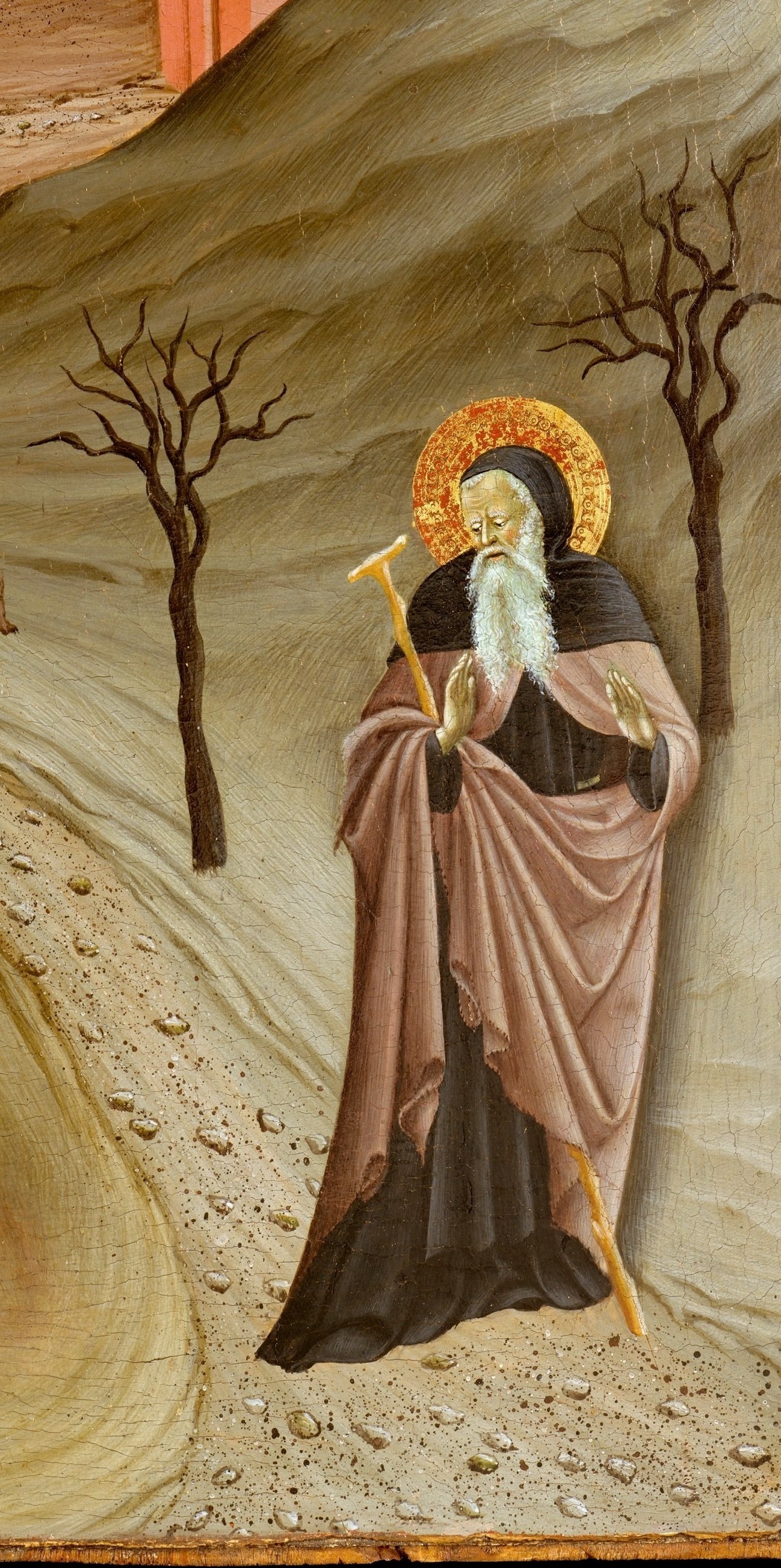 This is Saint Anthony, alone in the desert.
