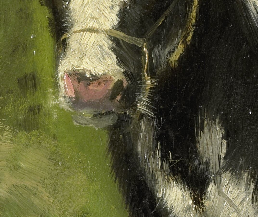 The artist, Geo Poggenbeek, was known for his animal paintings.