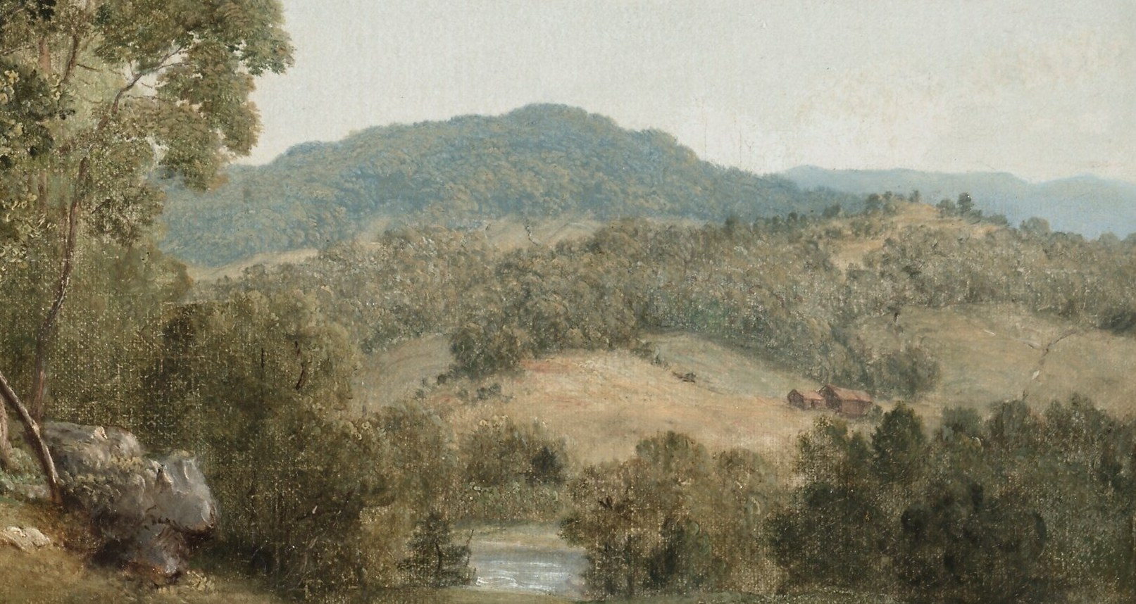 He was influenced by the Hudson River School movement.