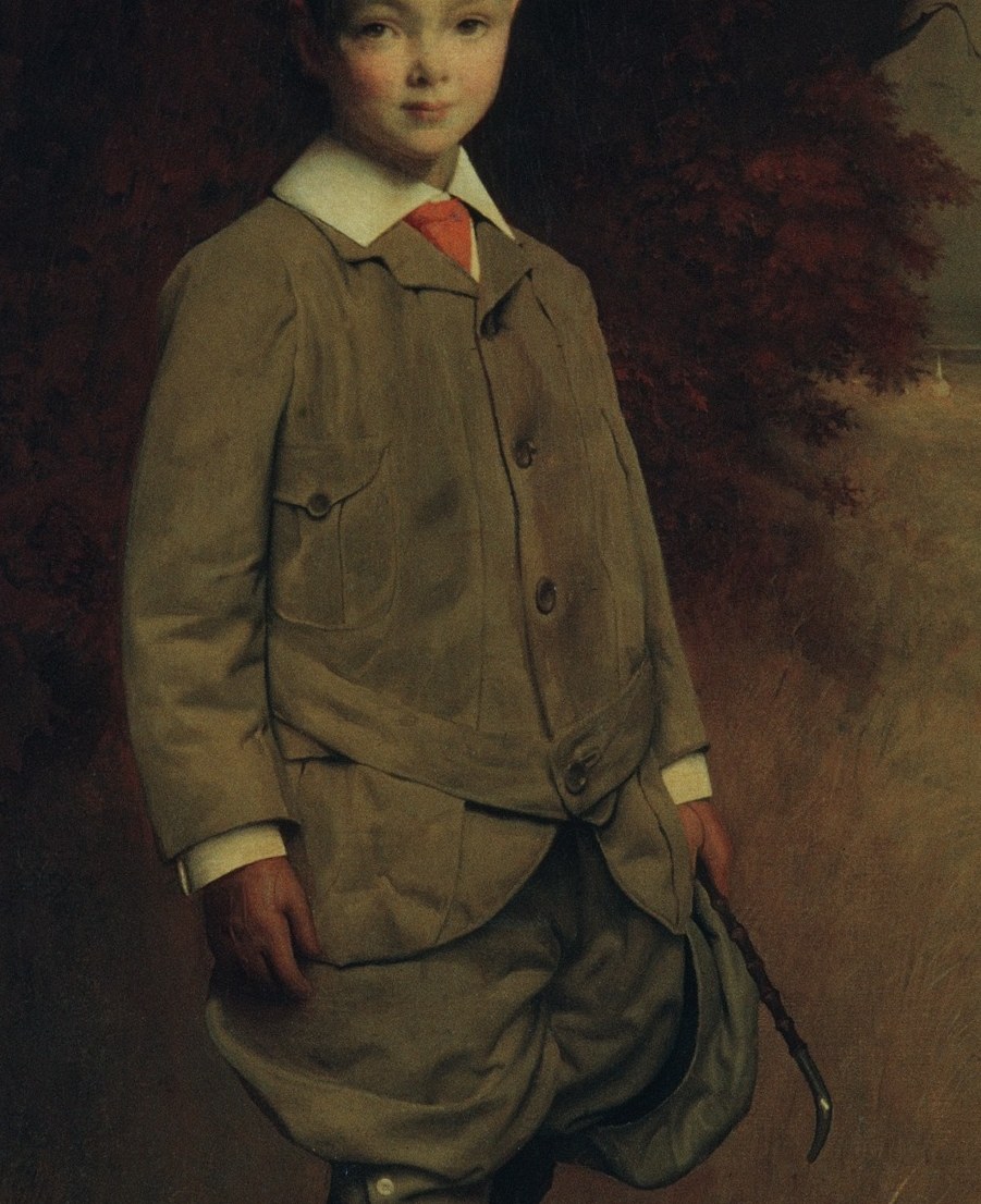 In 1905, a boy of his class was raised to be seen, not heard.