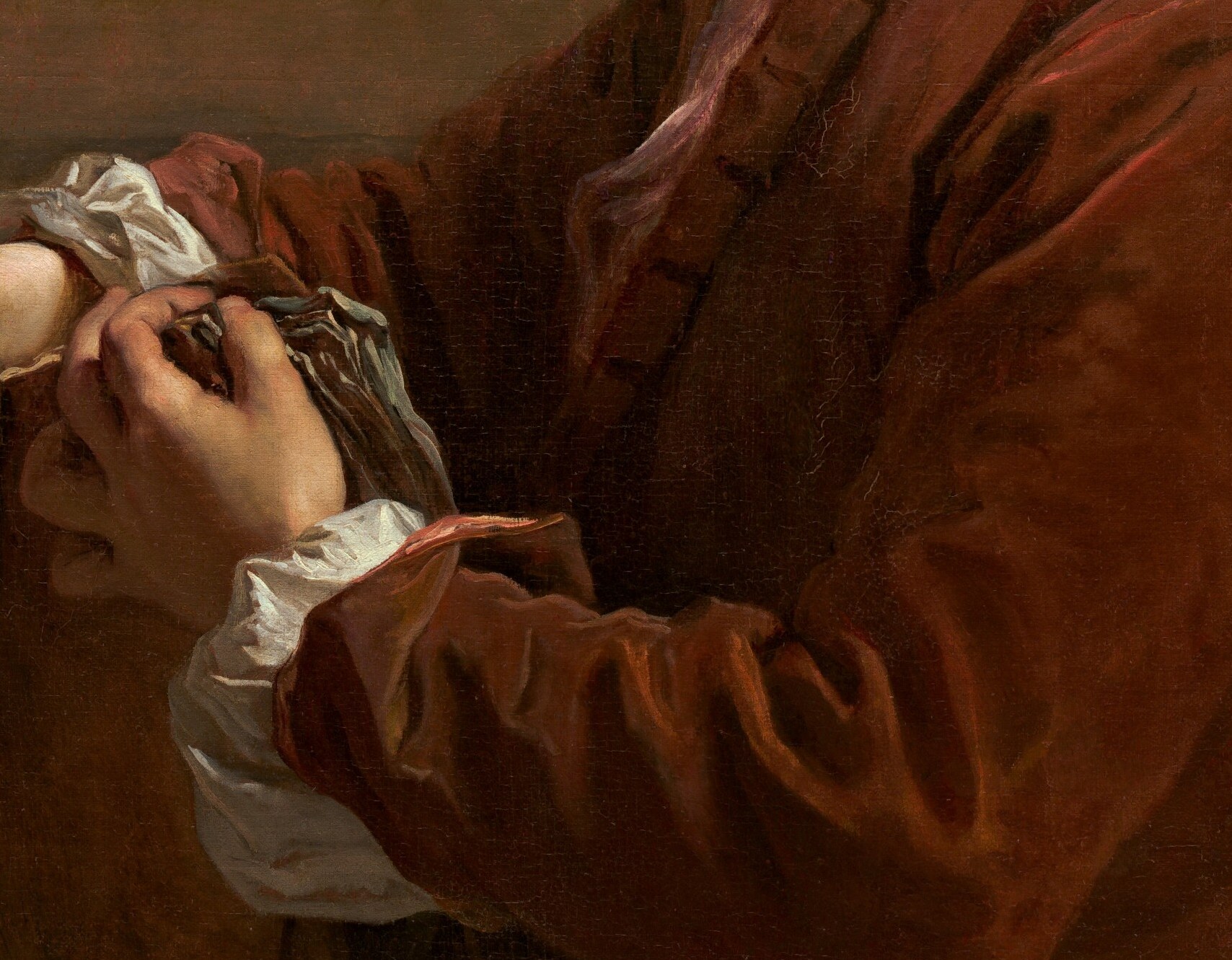 But here, he turns the canvas on himself.