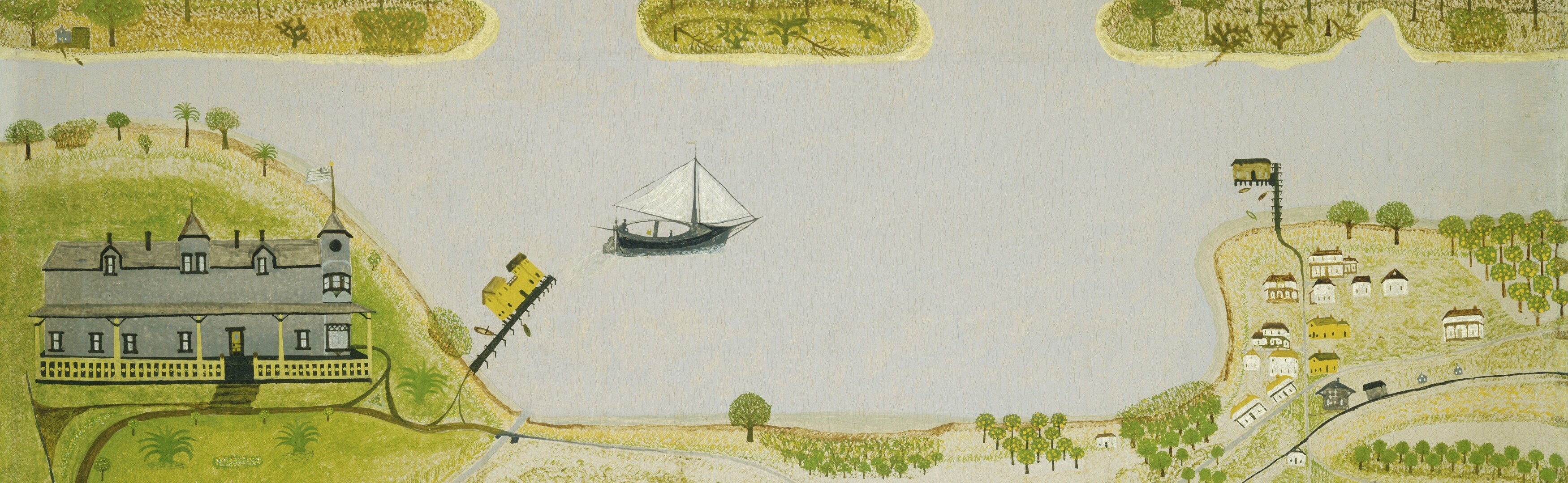 Wealthy visitors arrived by rail, seeking calm water and sea air.