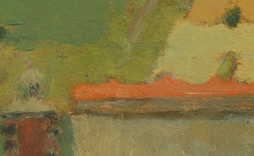 He captures light and atmosphere with bold, loose paint.