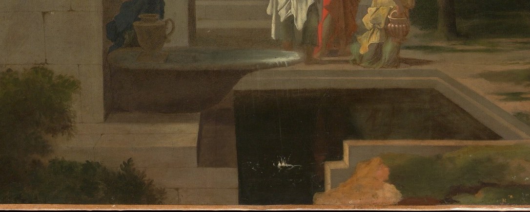 The museum had to clean the canvas to find his name underneath.