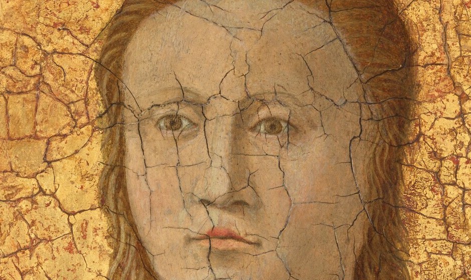 Piero della Francesca gives her no blood, no cry of pain.