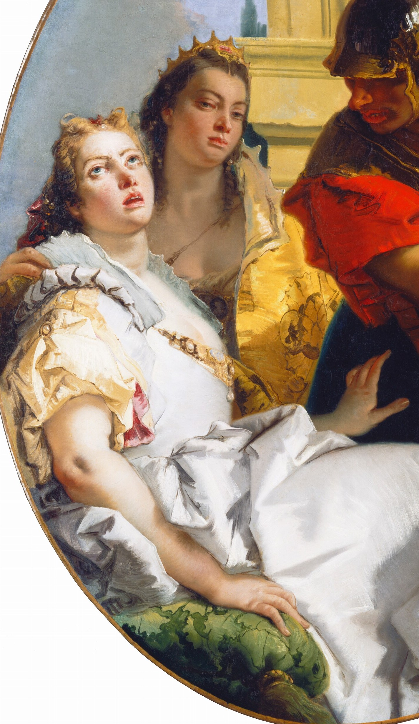 Her family hired him to paint Rome's great myths.