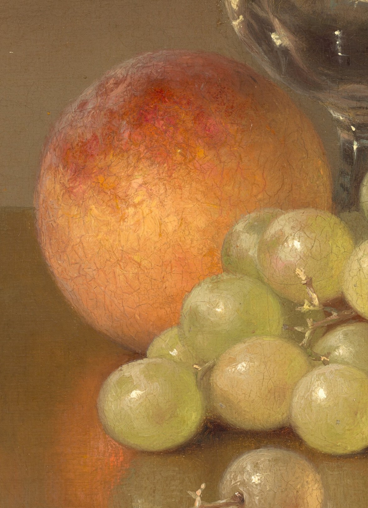 Its soft, fuzzy texture and warm, blushing skin suggest ripeness and a delicate fragility.