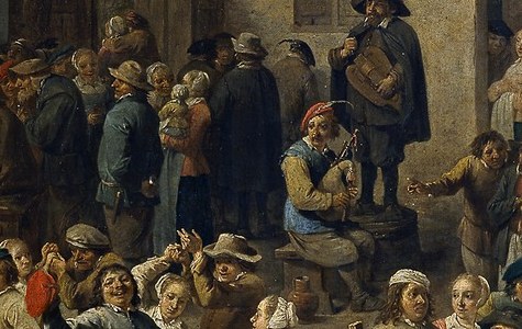 Teniers rendered everyday life with warmth and rich detail.