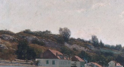 He painted this in France, but he was homesick for rural New England.