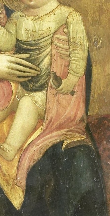 But the Child's simple tunic highlights humility.