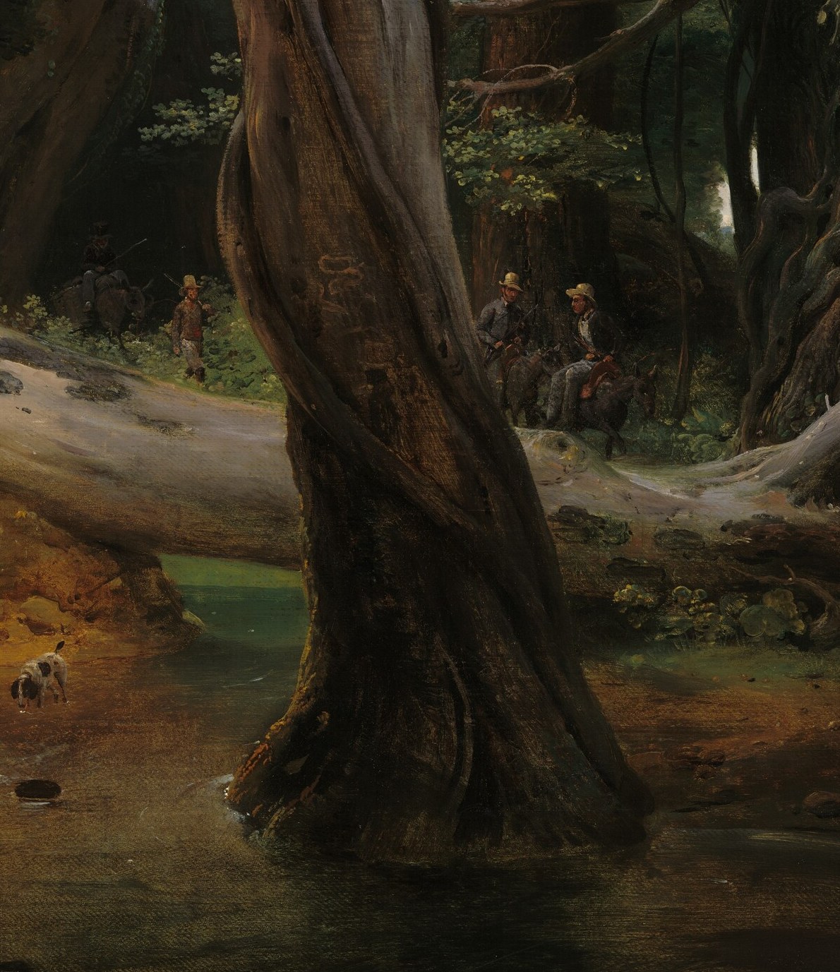 The painter Horace Vernet usually painted battles, not landscapes.