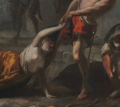 Roman men abducted women from a neighboring tribe, the Sabines.