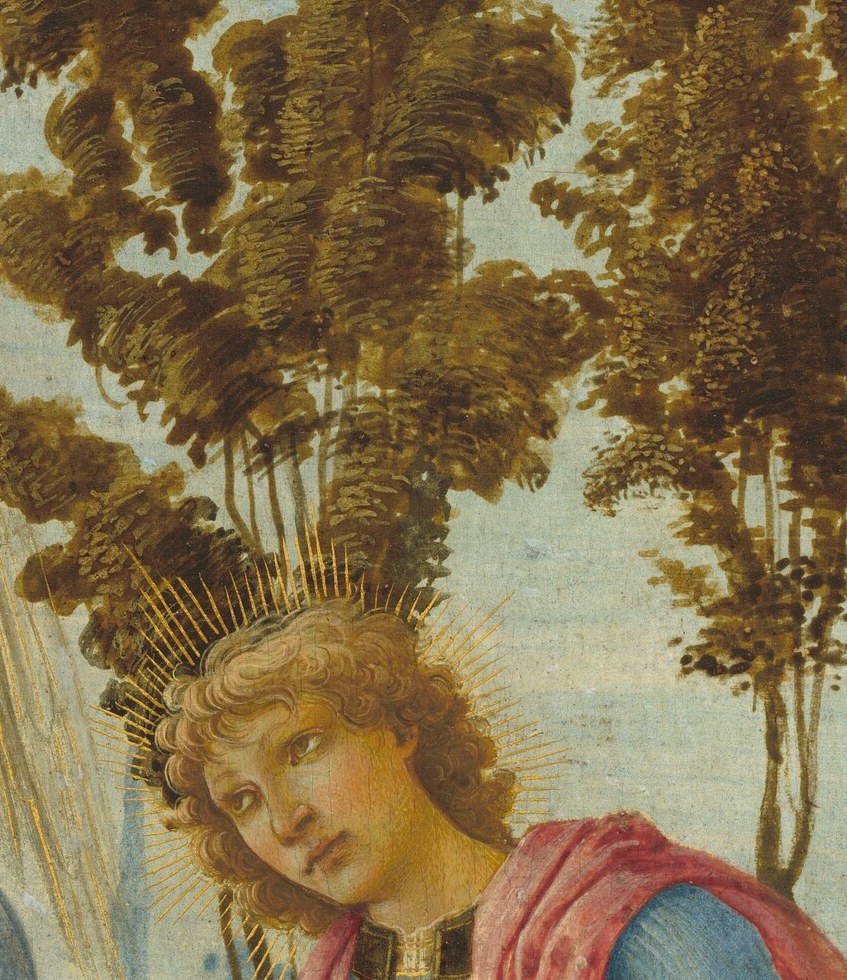 Filippino Lippi read the text so closely he painted the footnote.