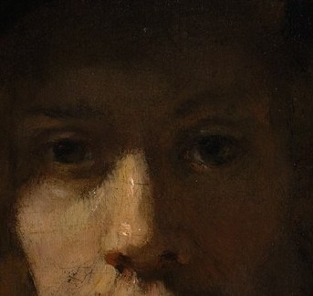 Now look at the tip of the nose.