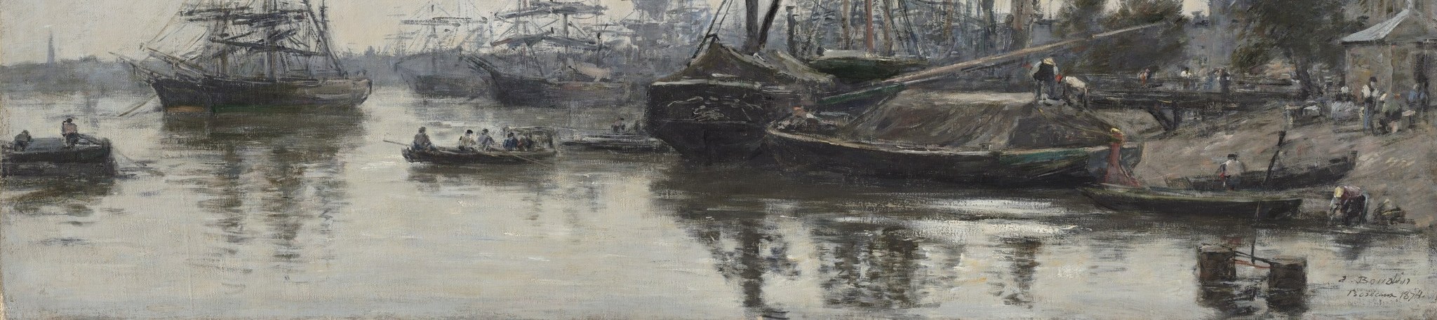Boudin captured light on water beautifully.