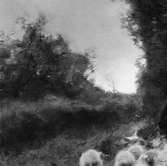 Look closely at the horizon, near the distant trees.