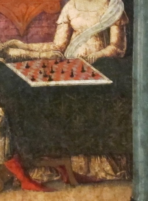 She plays the game with intense focus.