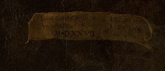 This provides historical context and dates the painting, anchoring it in a specific time.