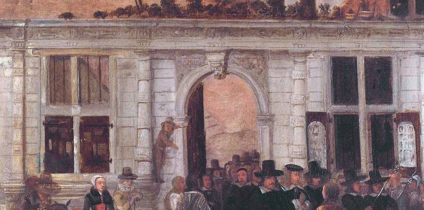 The painter, Hendrick van der Burgh, was part of the Delft School.
