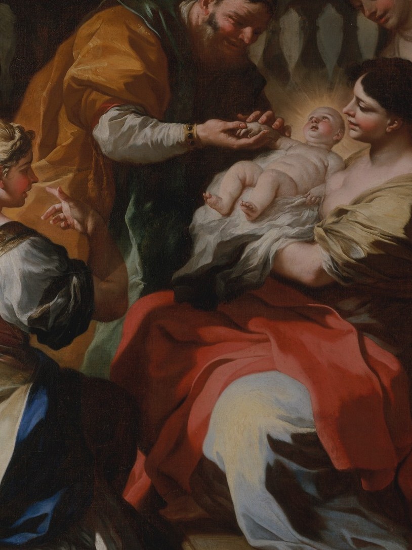 This is not just a birth. It is the Birth of the Virgin.