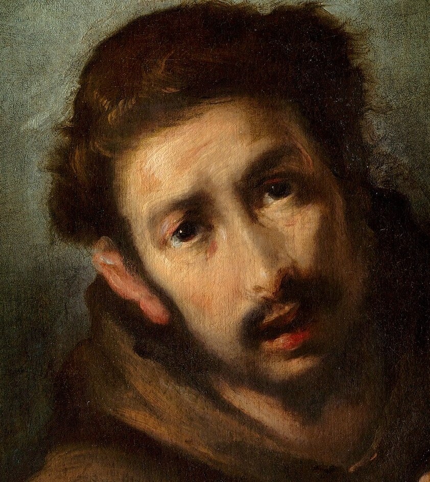 He shows Saint Francis in deep, quiet prayer.