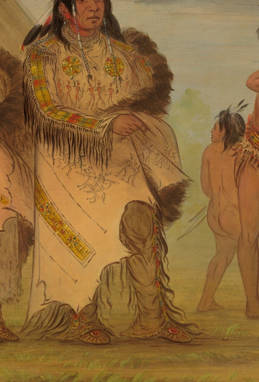 By 1865 he was still at it. This is an Ojibwe family.