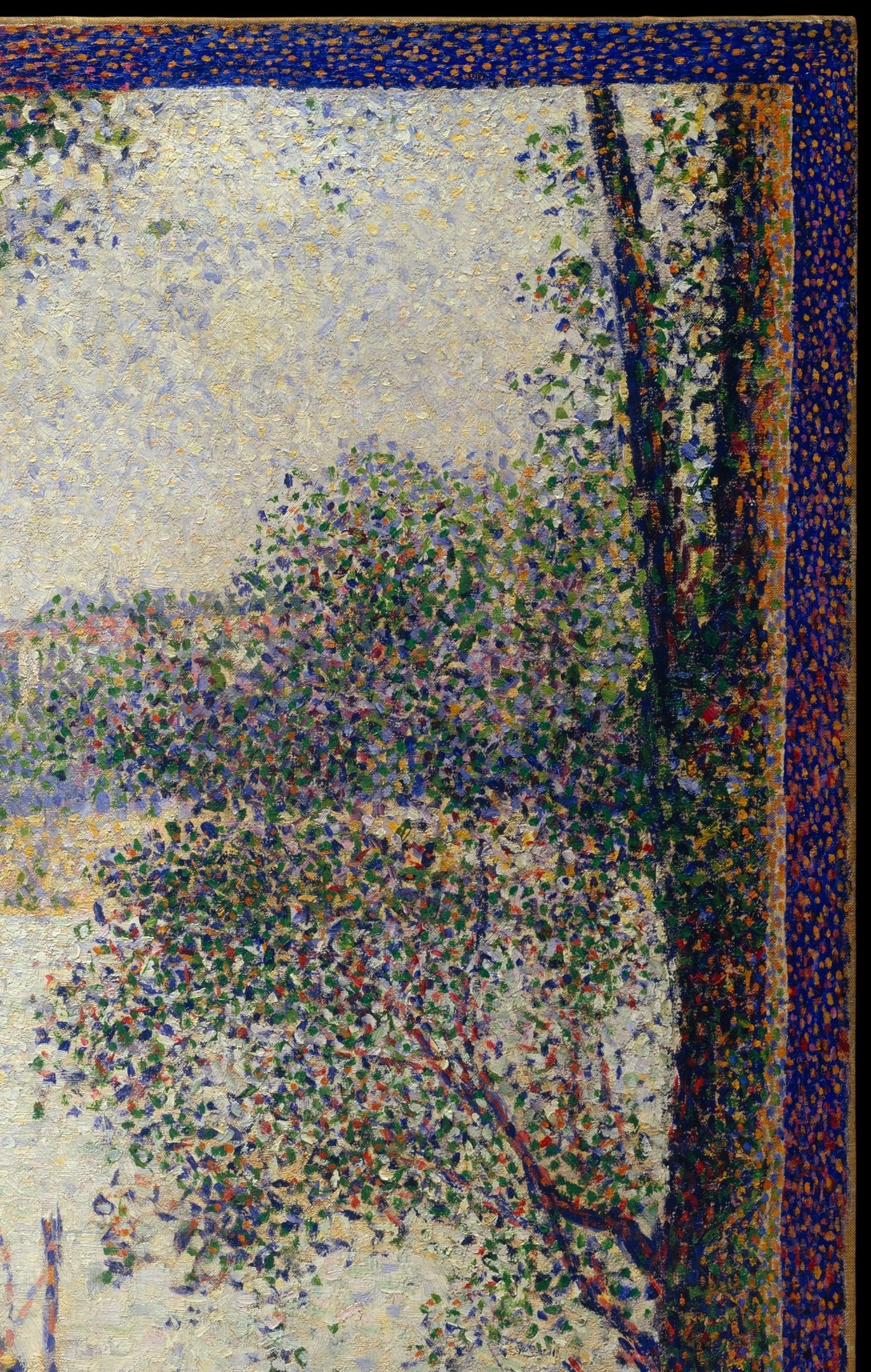 This is the industrial edge of Paris, encoded in thousands of tiny dots.