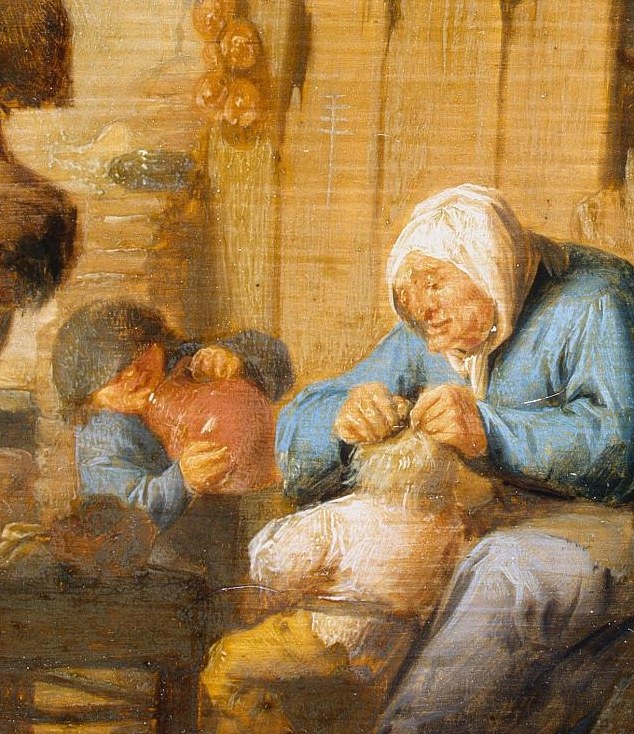 This is a flea treatment, a common household ritual then.