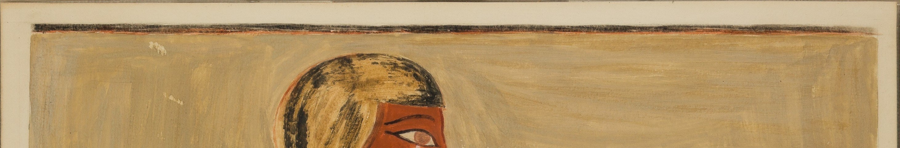 It is a watercolor copy made in the 1920s.