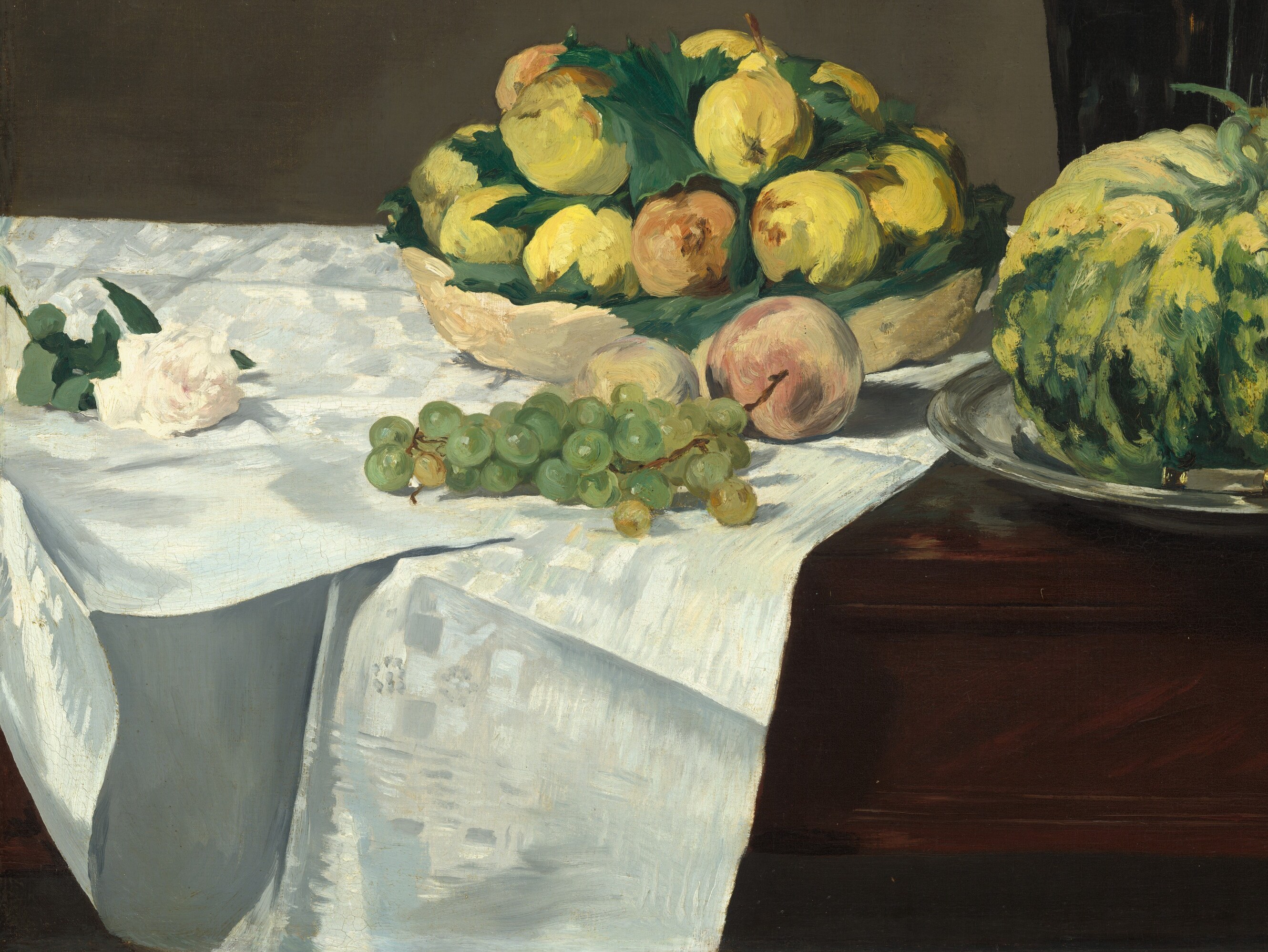 Manet's friend survived. The painting did not reappear for nearly ten years.