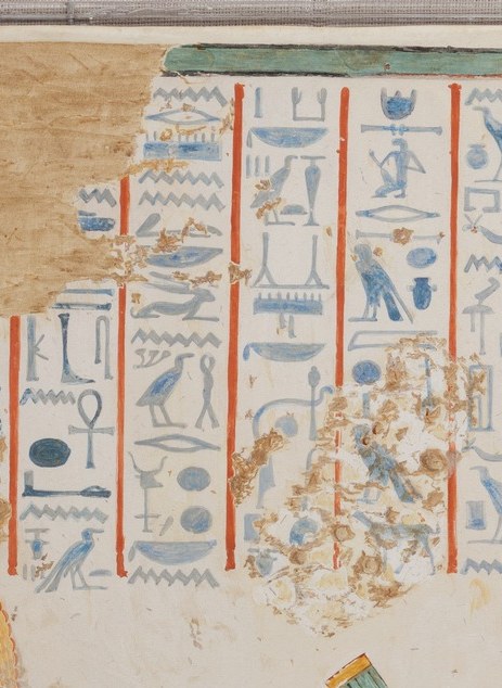 She and her husband documented fragile tomb decorations.