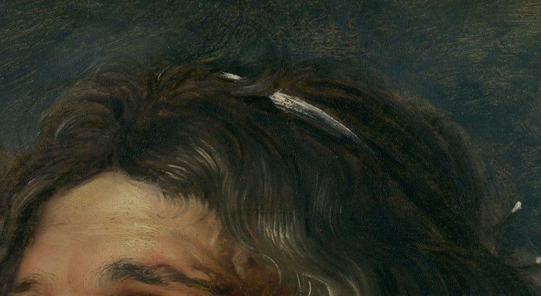 He walked directly to this painting.