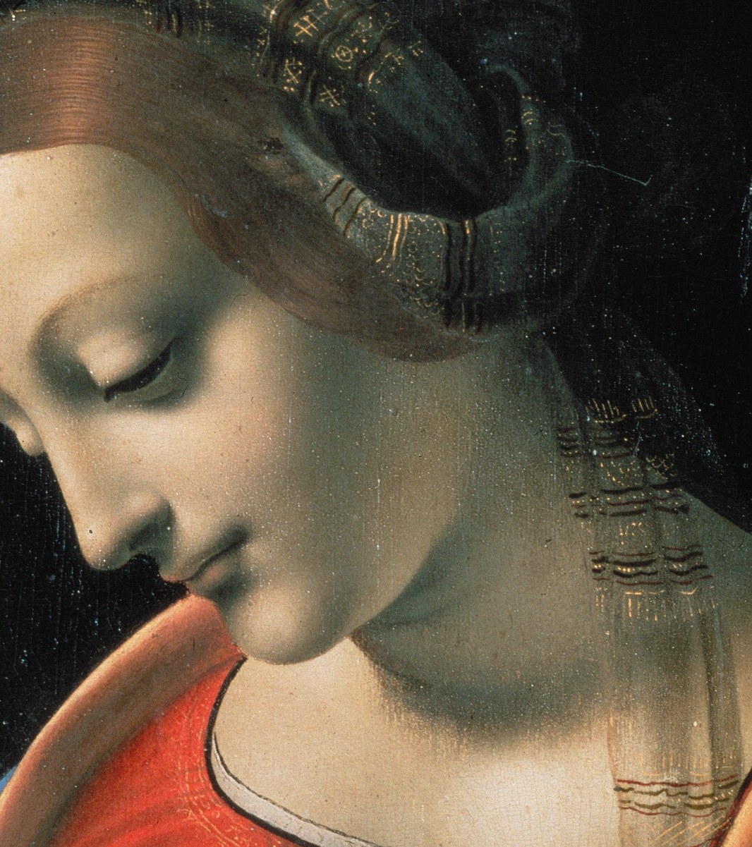 The Madonna's skin seems equally alive.