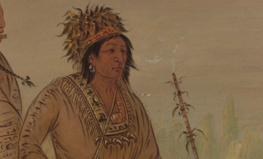 George Catlin spent his life painting Native Americans.