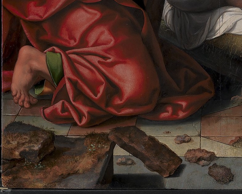 The painter was Joos van Cleve, a master of detail.