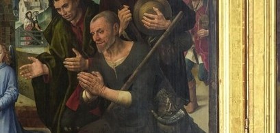 These figures represent the world's reaction to the Nativity.