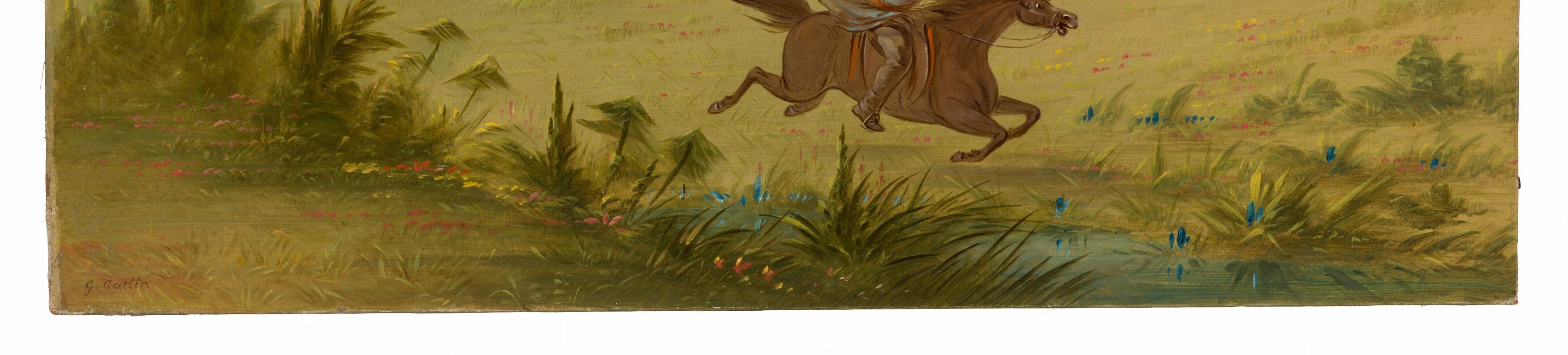 He created this lively scene years later from notes and imagination.