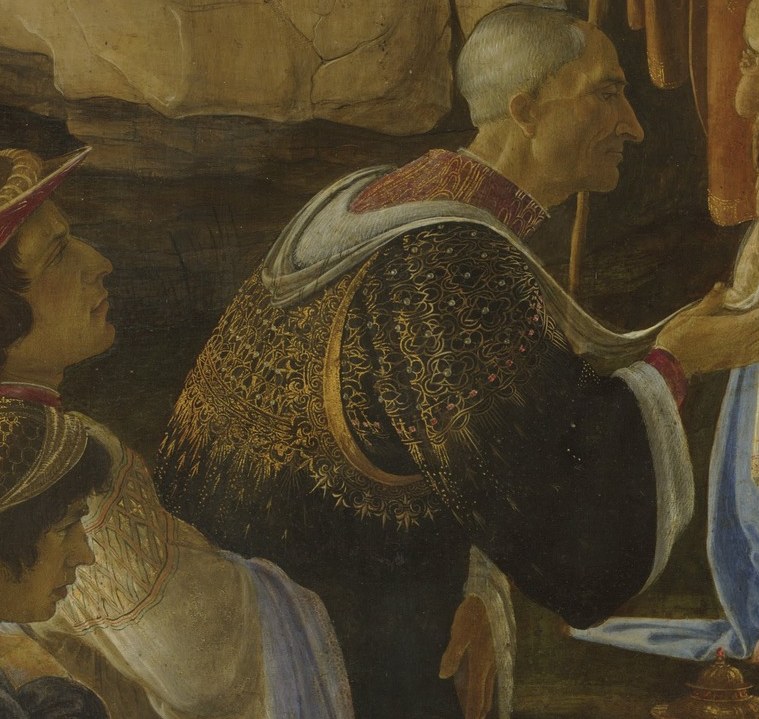 Other figures represent scholars and important Florentines of the day.