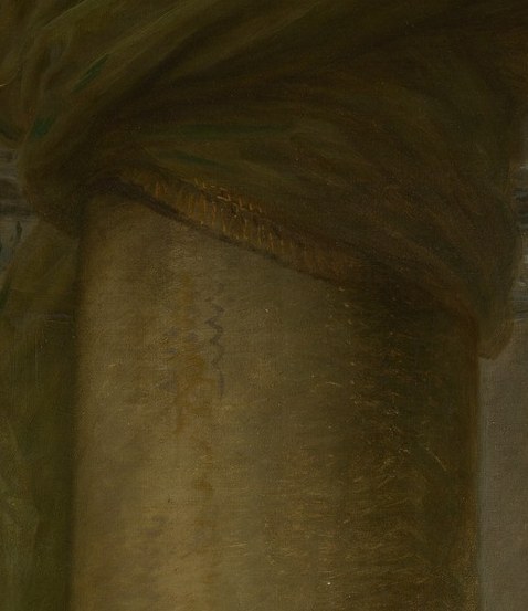 Proud, engaged gaze turned toward the child; captures the family's peak optimism in the very year Stanley inherited the Earldom , a moment the later unhappy marriage would erase.